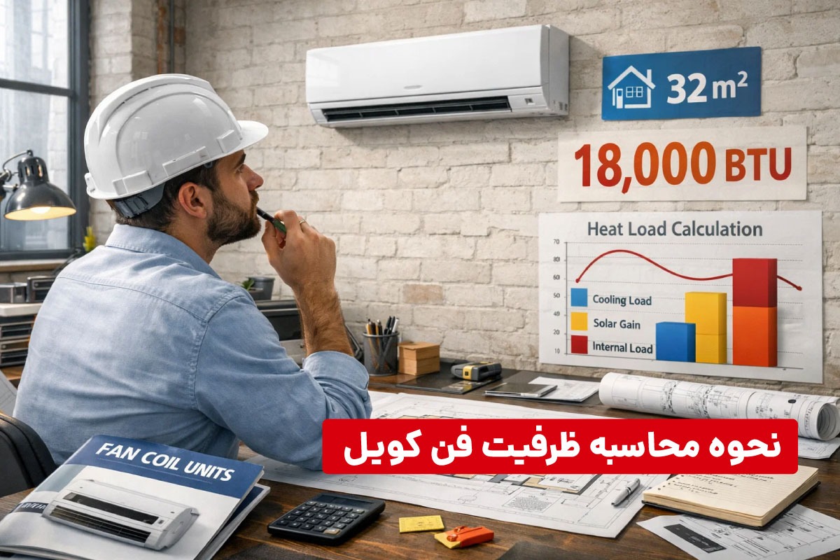چگونگی محاسبه ظرفیت فن کویل