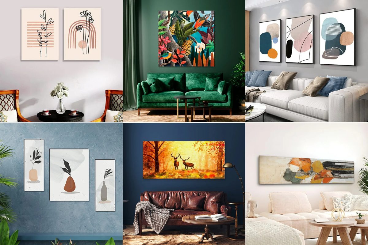 انواع سبک تابلو نقاشی برای دکوراسیون داخلی