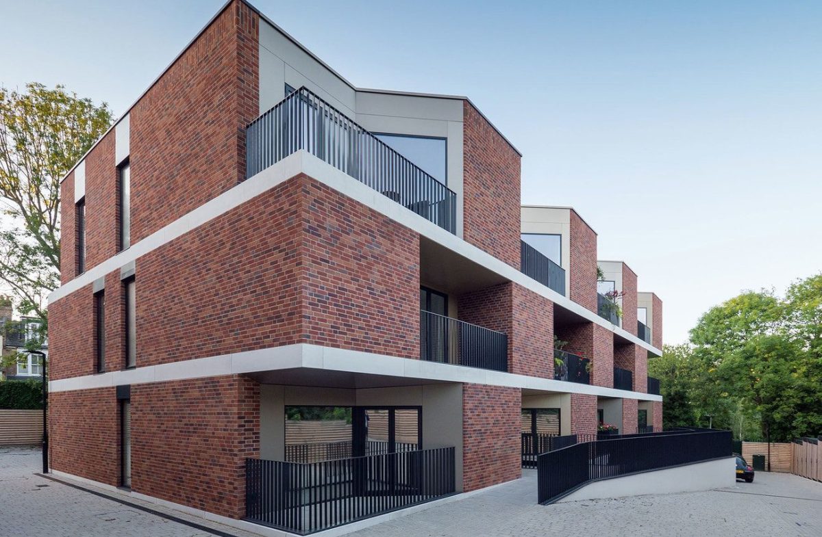 طرح آجر نما بیرون ساختمان