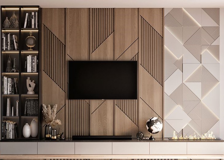 متریالهای محبوب برای ساخت tv wall در سال ۲۰۲۶