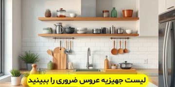 لیست جهیزیه عروس ضروری؛ برای شروع زندگی مشترک