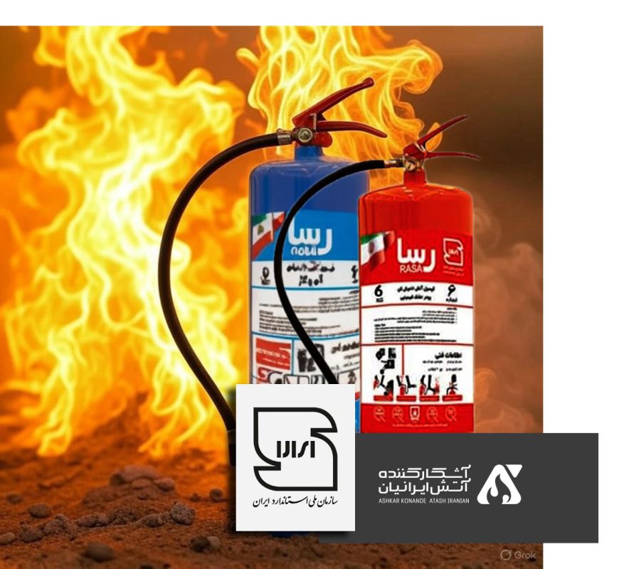تولید کپسول خاموش کننده آتش نشانی تاییدیه دار رسا