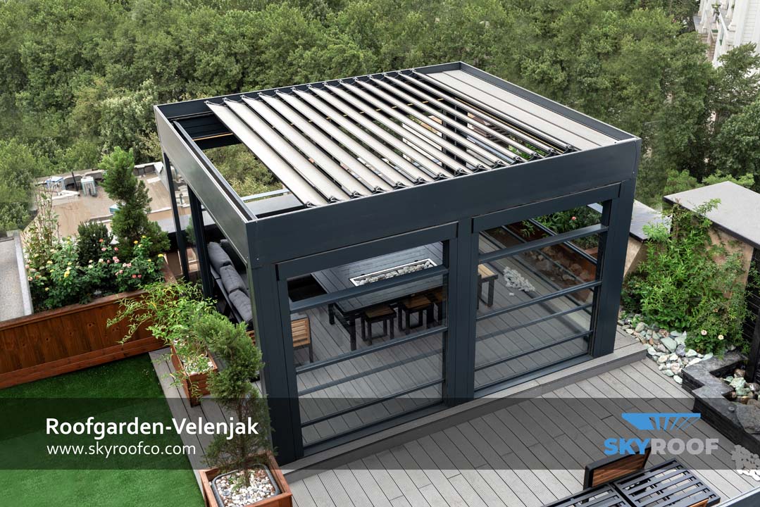 سقف متحرک روف گاردن