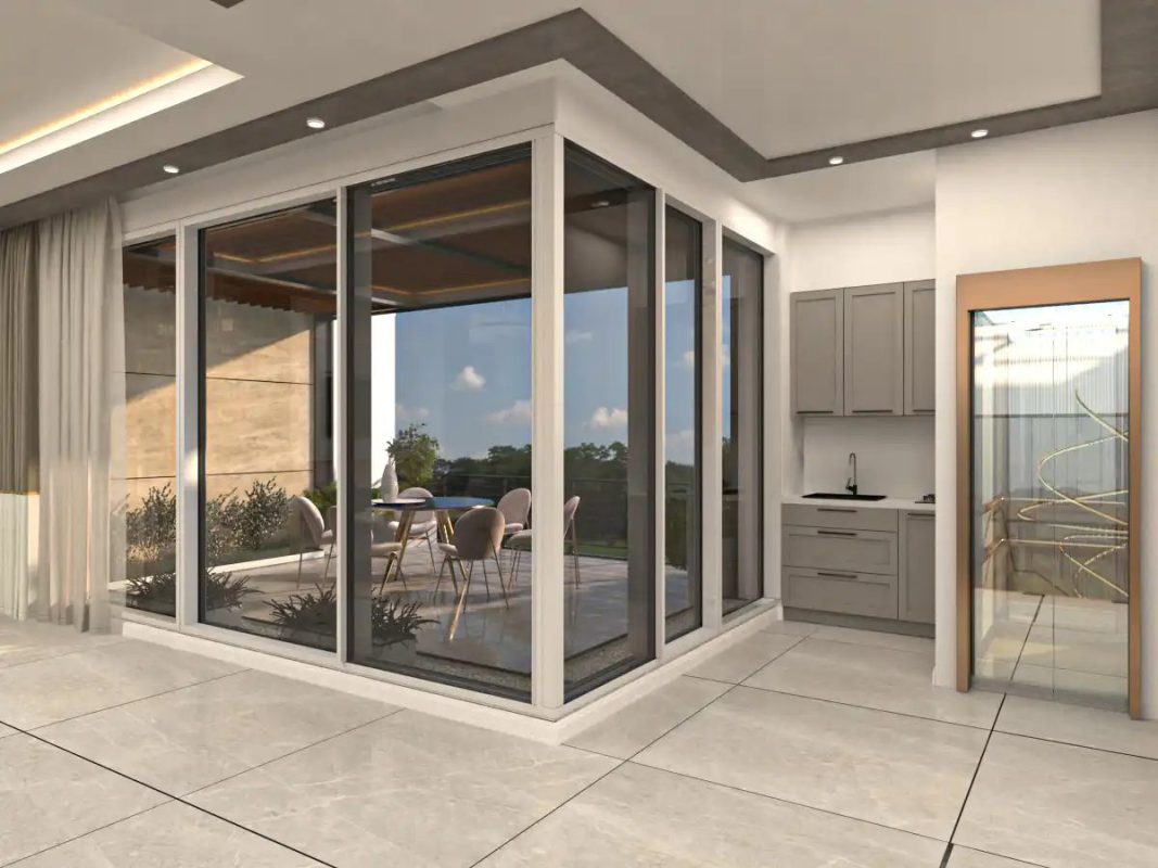 طراحی ویلا مدرن یک طبقه با گروه مهندسی نتا