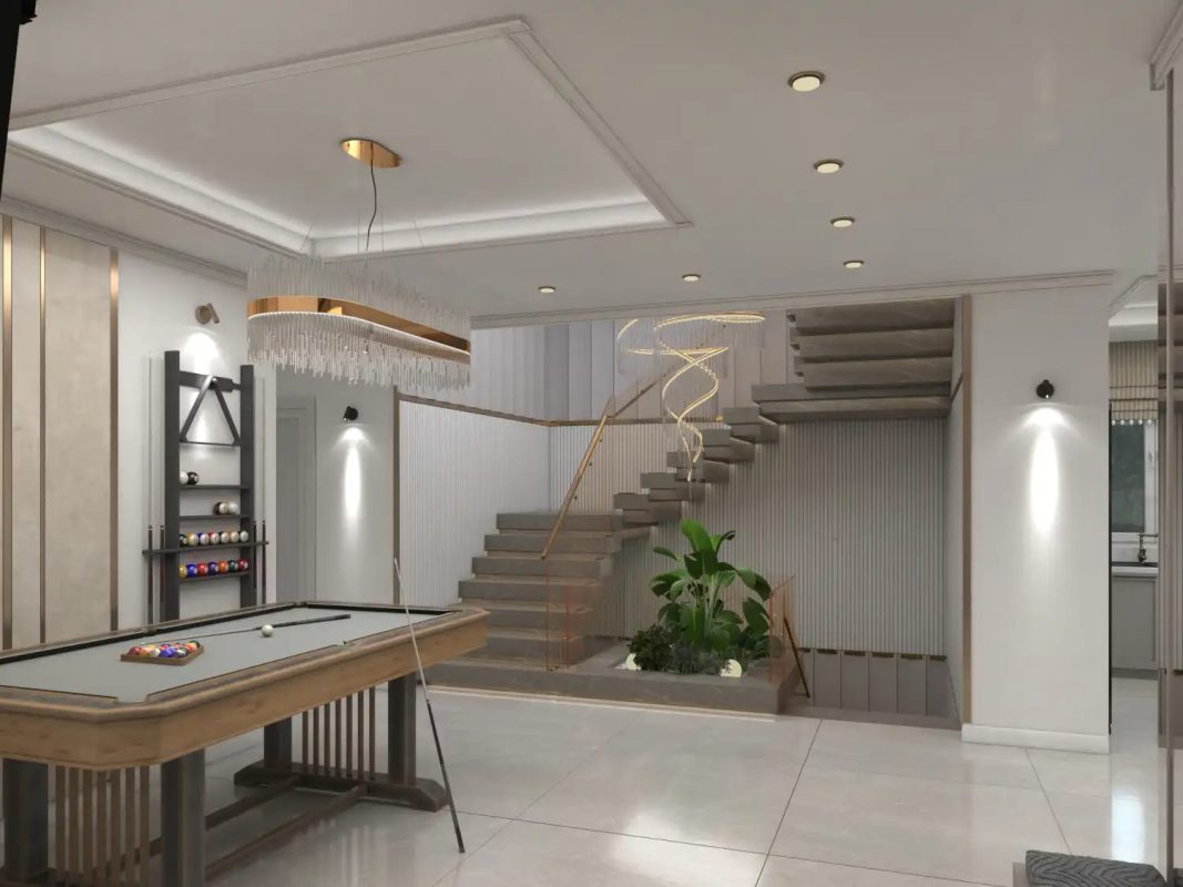 طراحی ویلا مدرن یک طبقه با گروه مهندسی نتا