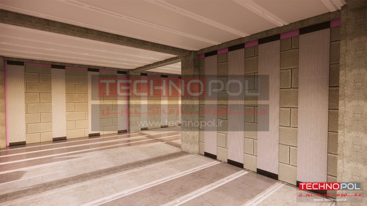 اجرای وال مش