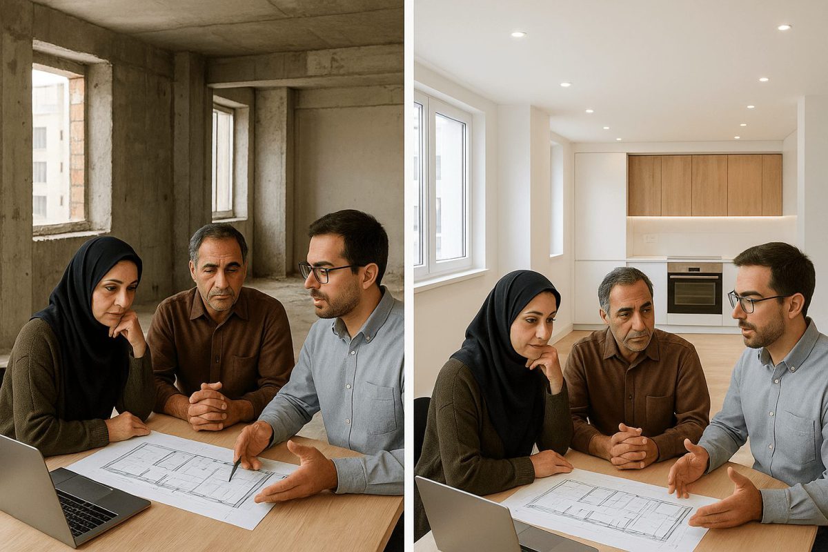 مشاوره حضوری بازسازی ساختمان در تهران