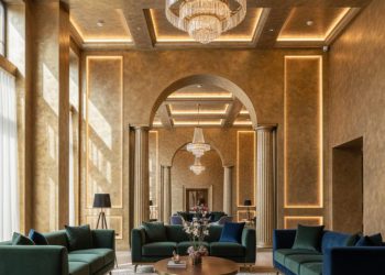 پتینه کاری با رنگ های متالیک؛ جلوه لوکس در دکوراسیون داخلی