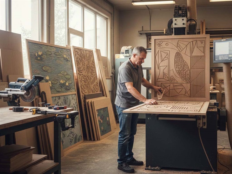 الهام از هنر و هنرمندان برای ساخت کابینت