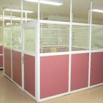 پارتیشن تک جداره کلاف آلومینیوم نمونه کار شده برای مشتری