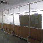 پارتیشن تک جداره کلاف آلومینیوم نمونه کار شده برای مشتری