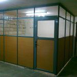 پارتیشن تک جداره کلاف آلومینیوم نمونه کار شده برای مشتری