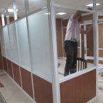 پارتیشن دو جداره کلاف آلومینیوم